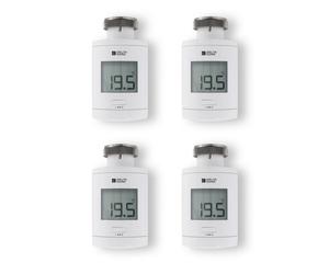 PACK STARTER 4 TRV 1.0 4 têtes thermostatiques intelligentes M30 x 1,5 - Delta Dore 6050683