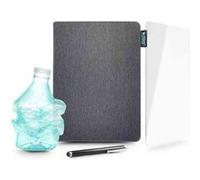 Pack Starter Eco Urban Factory Etui pour tablette tactile 10.5" Gris + Protection d'écran en verre trempé pour tablette tactile 10.1" Transparent + Stylet tactile Gris Gris G