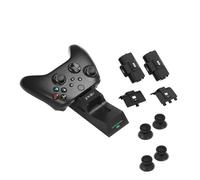 Pack Station de Charge Duo Xbox One + 4 Sticks Analogiques manette - Compatible Xbox One / One S / One X / Elite / Series X