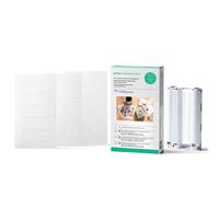 Pack Stickers prédécoupés Cricut StickerPix LT 18 rectangles Blanc + 18 ronds Blanc + 2 recharges d'encre Blanc