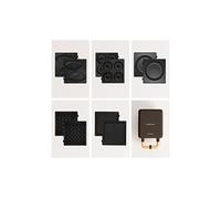 Pack - stone 2&1 compact apparéil à croque-monsieur, grill et gaufrierr + plaque taiyaki + plaque pancake + plaque donuts