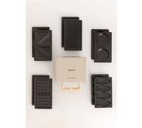 Pack STONE STUDIO Double - Apparéil à croque-monsieur, gril et gaufrier + Plaque taiyaki + Plaque pancake Sable G
