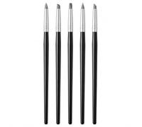 Pack Stylos Créatifs Silicone Embout Précis pour Embossage Peinture Acrylique Molage Argile Poterie Sculpture Détails Fins Maintien Confortable pour Travaux Artistiques Quotidiens , style to 2