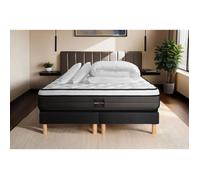 Pack Suite 160x200 Ressorts ensachés, mémoire de forme 5 zones double sommier