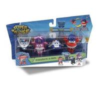 Super Wings Pack 4 Fig Transformables 5 Cm