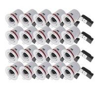 pack support de spot led 20supi blanc