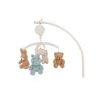 Pack support mobile bébé bois + mobile musical d’éveil Jollies