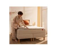 Pack surmatelas 160x200 cm et oreiller confortable