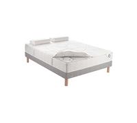 Pack surmatelas mémoire de Forme 140x190 et oreillers ergonomiques Bultex