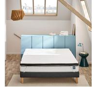 Pack surmatelas Memomax à mémoire de forme 90x190 cm et oreiller 60x60 cm Bultex