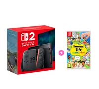 Pack Switch 2 & Tomodachi Life - Console de jeu portable (7,9 ) 256Go, Noir