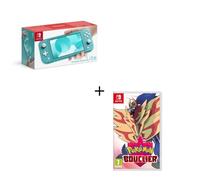 Pack Switch Lite Turquoise + Pokemon Bouclier
