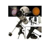 Pack tÃ lescope motorisÃ 1000-114 star sheriff + 4 oculaires hq + 2 lentilles + filtre + chercheur + monture Ã quatoriale eq3