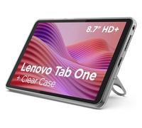 Lenovo Tablette tactile Tab One ZAF00254SE 8,7" 4+64 Go Wi‑Fi Gris anthracite + coque transparente