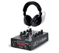 Pack Table de mixage Dj Sono USB Bluetooth IBIZA SOUND MIX500-BT + Casque audio