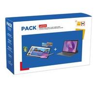 Pack Tablette Tactile Lenovo Idea Tab 11" Wi-Fi 128 Go Gris anthracite + Stylet et coque de protection avec clavier GRIS ANTHRACITE A