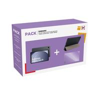 Pack Tablette Tactile Samsung Galaxy Tab A9 8,7" Wi-Fi 64 Go Graphite + Book Cover Noir + Verre trempé