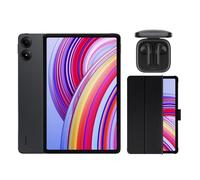 PACK TABLETTE TACTILE XIAOMI REDMI PAD PRO 12,1 WIFI 128 GO GRIS + BUDS 6 ACTIVE NOIR + FOLIO POUR REDMI PAD PRO