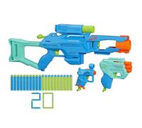 Pack tactique Nerf Elite 2.0 - NERF - Operator DB-2, Trio TD-3, Ace SD-1 - 20 fléchettes incluses