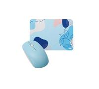 WE Pack Tapis de souris design bleu abstrait G