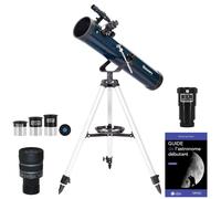 Pack Télescope Discovery Sky T76 avec Oculaires, Barlow, Zoom et Guide illustré