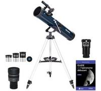 pack télescope discovery sky t76 avec oculaires, barlow, zoom et guide illustré
