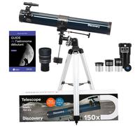 Pack Télescope DISCOVERY SPARK 769 EQ avec oculaires, zoom et guide débutant en astronomie132.8