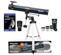 Pack Télescope Discovery Spark 769 EQ avec oculaires, Zoom et Guide débutant en astronomie132.8