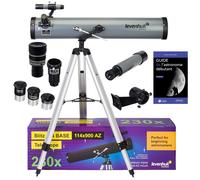Pack Télescope Levenhuk Blitz 114 Base avec Zoom, Oculaires et Accessoires