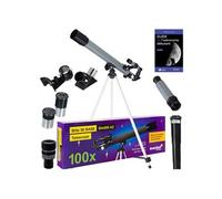 pack télescope levenhuk blitz 50 base avec zoom, oculaires et accessoires