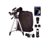 pack télescope levenhuk skyline travel 50 avec zoom, oculaires, sac à dos et accessoires