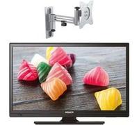 Pack televiseur led hd 48 cm 12v support rotation 180deg charge 15 kg usb dvb-t2 camping car - ANTARION noir G