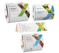 Pack Thé Fonctionnel Fuxion Prunex Thermo T3 Nocarb Flora Liv - Détox, Digestion, Énergie & Métabolisme - 4 Boîtes de 28 Sachets + Cadeau Surprise - Complément Alimentaire Naturel Sans Sucre