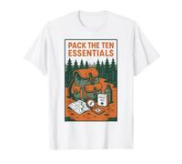 Pack The Ten Essentials | liste de contrôle de randonnée | Survie T-Shirt