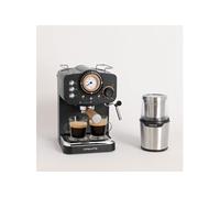 Pack THERA RETRO Cafetière expresso + MILL PRO Moulin à café et à épices - Noir