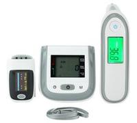 Pack Thermomètre électronique + oxymètre de Pouls du bout des doigts + tensiomètre au poignet G
