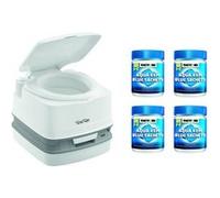 pack thetford toilette portable 100poucent autonome 12 litres 4x15 sachets traitement des mati Blanc