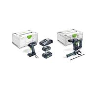 Pack TID18 + BHC 18 + 2 batteries 18V 4 Ah + 1 chargeur TCL 6 FESTOOL