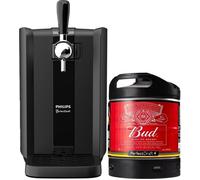 Pack Tireuse à bière PerfectDraft Black - 1 fût 6L Bud - 5e de consigne inclus - Idée cadeau