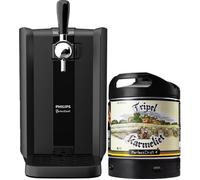 PerfectDraft Black - Pack Tireuse À Bière + 1 Fût Tripel Karmeliet 6L - Machine Pression À Domicile - Refroidissement À 3°C - Indicateurs LED Température - Idée Cadeau Amateur Bière