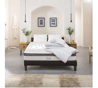 LITERIE - Pack Prêt à dormir TIVOLI 160x200 cm - Matelas Mémoire de forme + Sommier + Accessoires