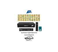 Pack TIVÙSAT HD Récepteur Satellite Digiquest Q10 + Carte Smartcard TIVUSAT HD