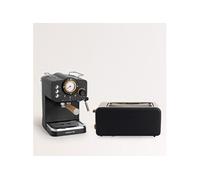Pack TOAST RETRO Grille pain avec THERA RETRO Cafetière express finition mate noir
