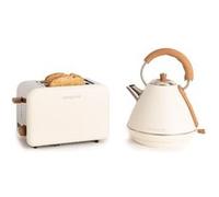 Pack - toast retro grille-pain + kettle retro m bouilloire 1l - Beige Beige G