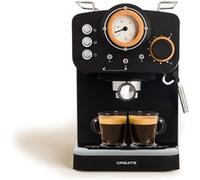 Pack TOAST RETRO Grille pain avec THERA RETRO Cafetière express noir finition mate