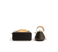 CREATE Pack Grille-pain long Toast Retro XL + Bouilloire Kettle Retro L Noir 1,7 L
