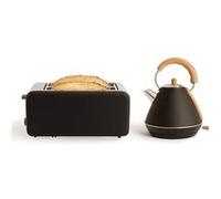 Pack Grille-pain TOAST RETRO + Bouilloire KETTLE RETRO Noir
