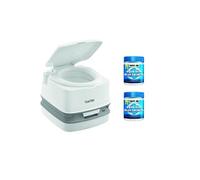 PACK Toilette Portable 100% Autonome 12 Litres + 2x15 Sachets Traitement des Matières Camping-Car