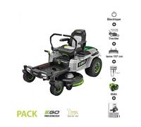Pack tondeuse autoportée Zero Turn coupe 107 cm 6 batteries 10Ah et chargeur 1600W inclus EGO ZT4201E