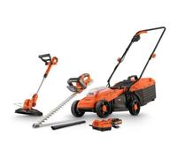 Pack Tondeuse BRUSHLESS 20V 33cm de coupe + coupe-bordures + taille-haies - DUAL POWER - POWDPGBOX25 - 1 batterie 20V 3Ah + chargeur